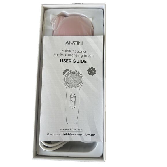 Silicone Face Scrubber Waterproof Cleansing & Exfoliating Red Light Massager NEW - Picture 8 of 8